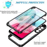 Techsuit ColorVerse 360 ​​Series obostrana zaštitna maska za Samsung Galaxy A14 4G / A14 5G – crna | shoptok.hr