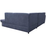 MID.YOU KOTNA SEDEŽNA GARNITURA, velur modra, bela | Shoptok.si