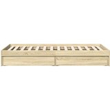  Okvir kreveta s ladicama boja hrasta sonome 75x190 cm drveni | Eponuda.com