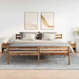  Noćni ormarići 2 kom s ladicama staro drvo 39x28x41 cm - Staro drvo 2 | shoptok.hr