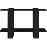 Ormarić za knjige / sobna pregrada crni 80 x 30 x 51 cm | Eponuda.com