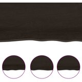 Stolna ploča tamnosmeđa 140x50x(2-6) cm obrađena hrastovina | shoptok.hr