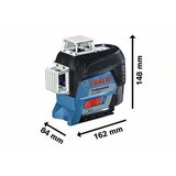 Bosch Linijski laser Samonivelirajući GLL 3-80 C Raspon (maks.): 30 m Kalibriran po: Tvornički standard (vlastiti) | Eponuda.ba