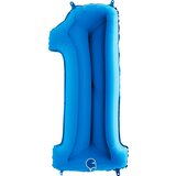  balon broj 1 plavi sa helijumom Cene