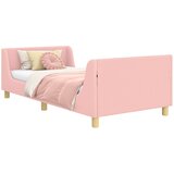  Krevet za djecu s uzglavljem Ružičasta 90 x 190 cm Vuna | shoptok.hr