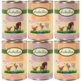 Lukullus 6 x 400 g Naturkost Junior mješovito probno pakiranje - Mješovito pakiranje 2 (2 vrste) Cijene