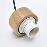  Luster na kablu HARMONY 1xE27/15W/230V prečnik 14 cm bela/hrast | Eponuda.com