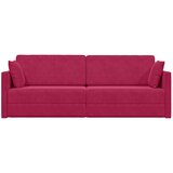  Podni kauč na razvlačenje Vinska crvena 213 x 70 x 77 cm Baršun | shoptok.hr