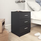 vidaXL Nočne omarice 2 kosa črne 38x35x56 cm iverna plošča Cene