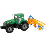 Green Tractor with Orange and Blue Rake Friction Drive | shoptok.hr