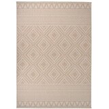 Furnova Zunanja preproga ploščato tkanje 140x200 cm rjave črte, (21930853) | Shoptok.si