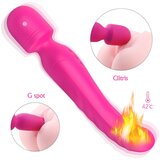 Sex HD Iris - 2-motorski grelni masažni vibrator (roza) Cene