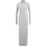 Dorothy Perkins Tall Pletena obleka pegasto siva | Shoptok.si