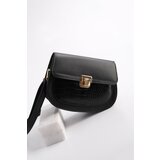 Marjin Women's Adjustable Strap Shoulder Bag Vones Black Cene