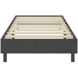  Krevet od tkanine s oprugama tamnosivi 80 x 200 cm | shoptok.hr