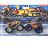 Mattel Hot Wheels Monster Trucks: 1956 Hi-Tail Hauler proti 2017 Ford Raptor, komplet dveh avtomobilčkov 1/64 - | Shoptok.si