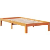 vidaXL Krevet s regalom za knjige bez madraca 90 x 190 cm od borovine | shoptok.hr