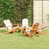  5-dijelna vrtna garnitura Adirondack od masivnog drva bagrema | shoptok.hr