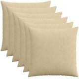  Presvlaka za jastuk 6 pcs HEERLEN Zelena Siva 60 x 60 cm Kord | shoptok.hr