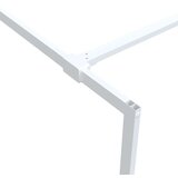 Pregrada za tuš bijela 80 x 195 cm s prozirnim staklom ESG | shoptok.hr