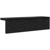  Vješalica za kapute na zidu Crni hrast 40 x 10,5 x 10,5 cm | shoptok.hr