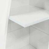  Kotna omarica Bela 27,5x27x140cm Konstruiran les, (5000092370) | Shoptok.si