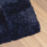  Čupavi tepih s visokim vlaknima NAVARRA tamnoplavi 60x100 cm | shoptok.hr