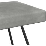  Klupa Svjetlosiva 80 x 40 x 45 cm Baršun | Eponuda.ba