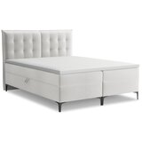 Makamii Svijetlo sivi boxspring krevet s prostorom za odlaganje 140x200 cm Mikana – Cijene