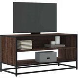 vidaXL TV ormarić boja hrasta 91x40x46 cm konstruirano drvo i metal Cijene