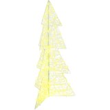 Božićno drvce s 160 LED svjetlima Topla bijela 150 cm Akril | Eponuda.com