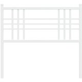  Metalno uzglavlje bijelo 100 cm | shoptok.hr
