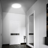 XXXL Briloner - LED stropno kupatilsko svetlo sa senzorom MOVE LED/18W/230V IP44, prečnika 29 cm, crne boje | Eponuda.com