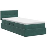  s od storage s uzglavljem Tamnozelena 90 x 200 cm Baršun - Tamnozelena 90 x 200 cm Prošiveno gumbima | shoptok.hr
