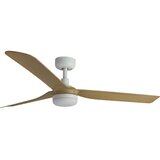 Faro 33816WT-20 - LED prigušiva ventilator PUNT M LED/18W/230V braon/bela prečnik 132 cm WT+DO | Eponuda.com