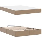  Okvir za krevet Boja cappuccina 160 x 200 cm Umjetna koža | shoptok.hr