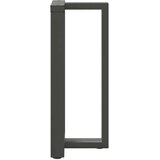  Noge za barski stol T-oblika 2 kom antracit 40x35x(90-91) cm čelik | shoptok.hr