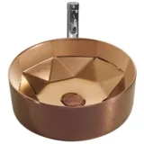 lavabo Art 400*400*140 [KW-GD152C] [bronza, sjaj]