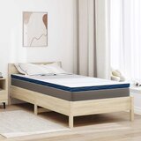  Nadmadrac Bijelo 90 x 190 cm Žakar tkanina | shoptok.hr
