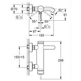 Grohe Essence za kadu Supersteel 33624DC3 | Eponuda.com