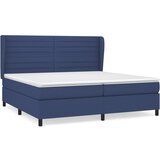  The Living Store Box spring postelja z vzmetnico modra 200x200 cm blago - Box Spring Postelja, (21445804) | Shoptok.si