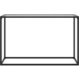 Maison Chic konzolna miza - miza ob steni prozorna 120x35x75 cm kaljeno steklo, (21786215) Cene