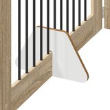  Vrata za pse s postoljem 6 pcs Hrast sonoma 100 x 60 cm | shoptok.hr