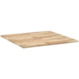 Stolna ploča četvrtasta 90x90x2 cm od masivnog drva bagrema | shoptok.hr
