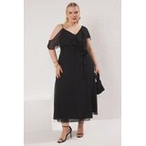 Trendyol Ženska haljina Tbbss25Ah00162, Crna | Eponuda.com