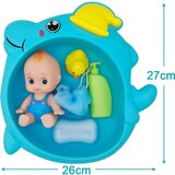  Dojenček-lutka s kopalno kadjo Roza | Shoptok.si