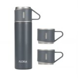 Zilan zln0745 termos boca 500ml + 3 šolje set sivi | ePonuda.com