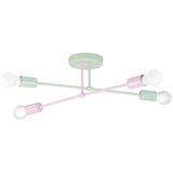  stropni luster cambridge 4xE27/15W/230V zelena/ružičasta | Eponuda.com