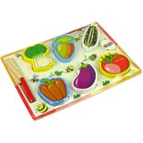  Drveni edukativni set sa povrćem - 6 komada povrća | shoptok.hr