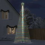 vidaXL Lučke za novoletno jelko 789 LED diod barvita 476 cm | Shoptok.si